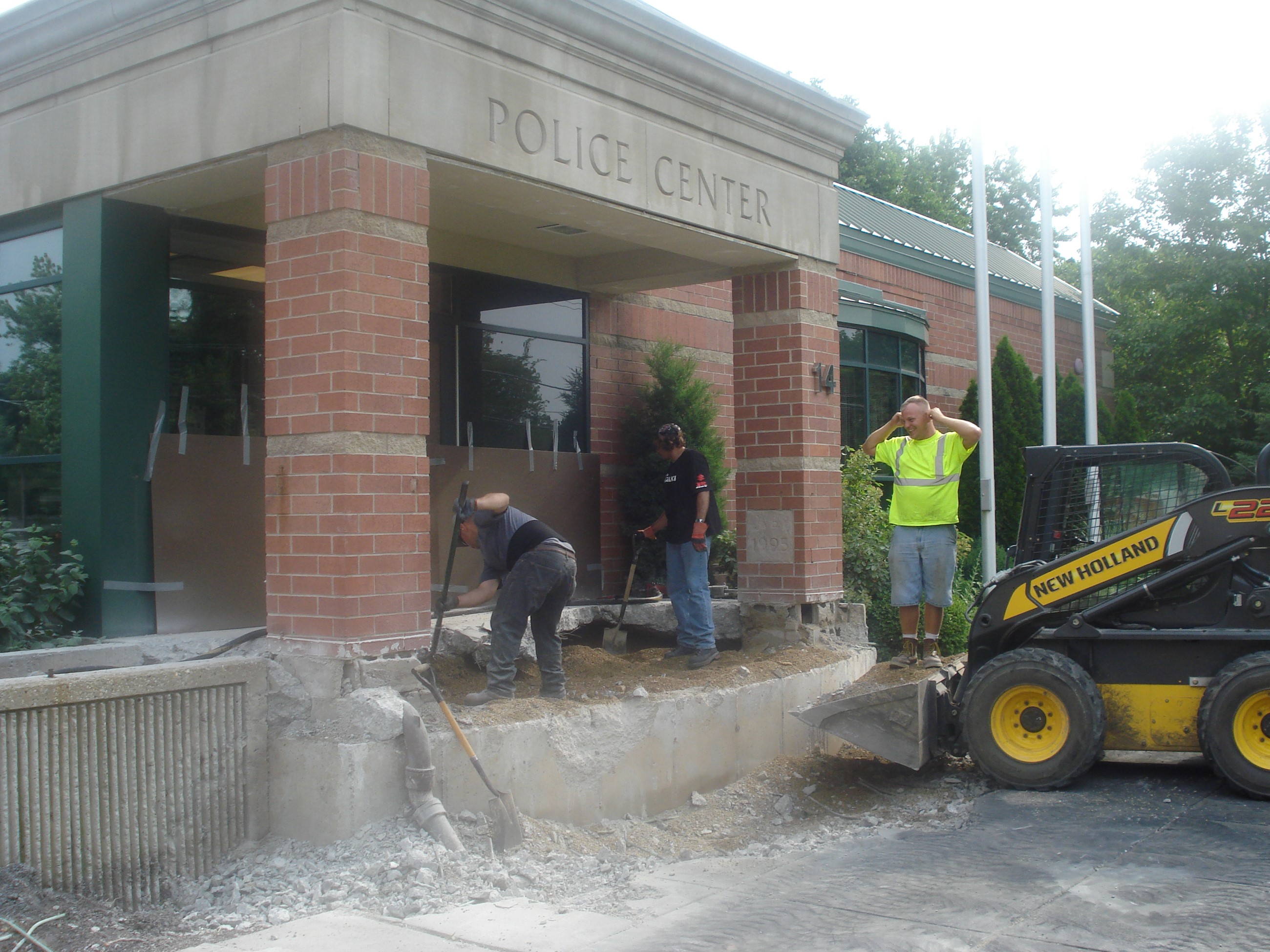 Police Center Work Begins